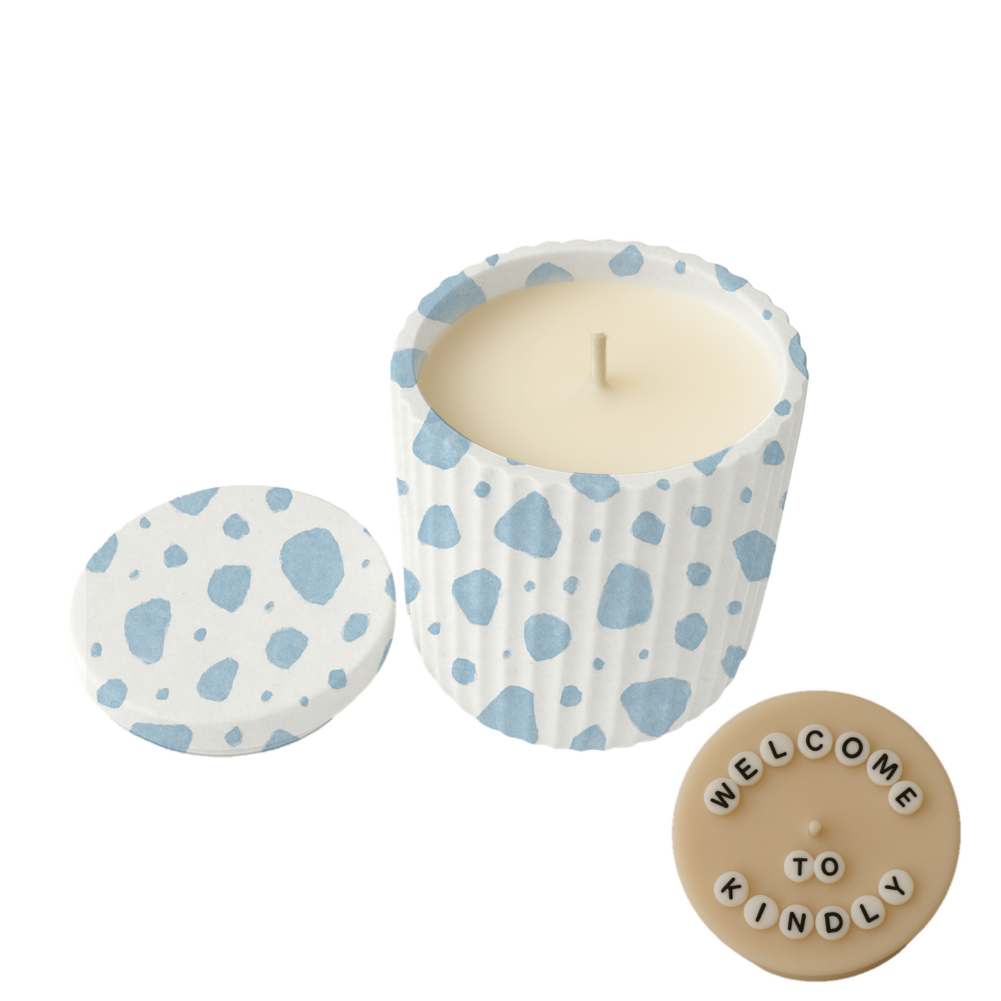 Line Flame – Hidden Message Candle