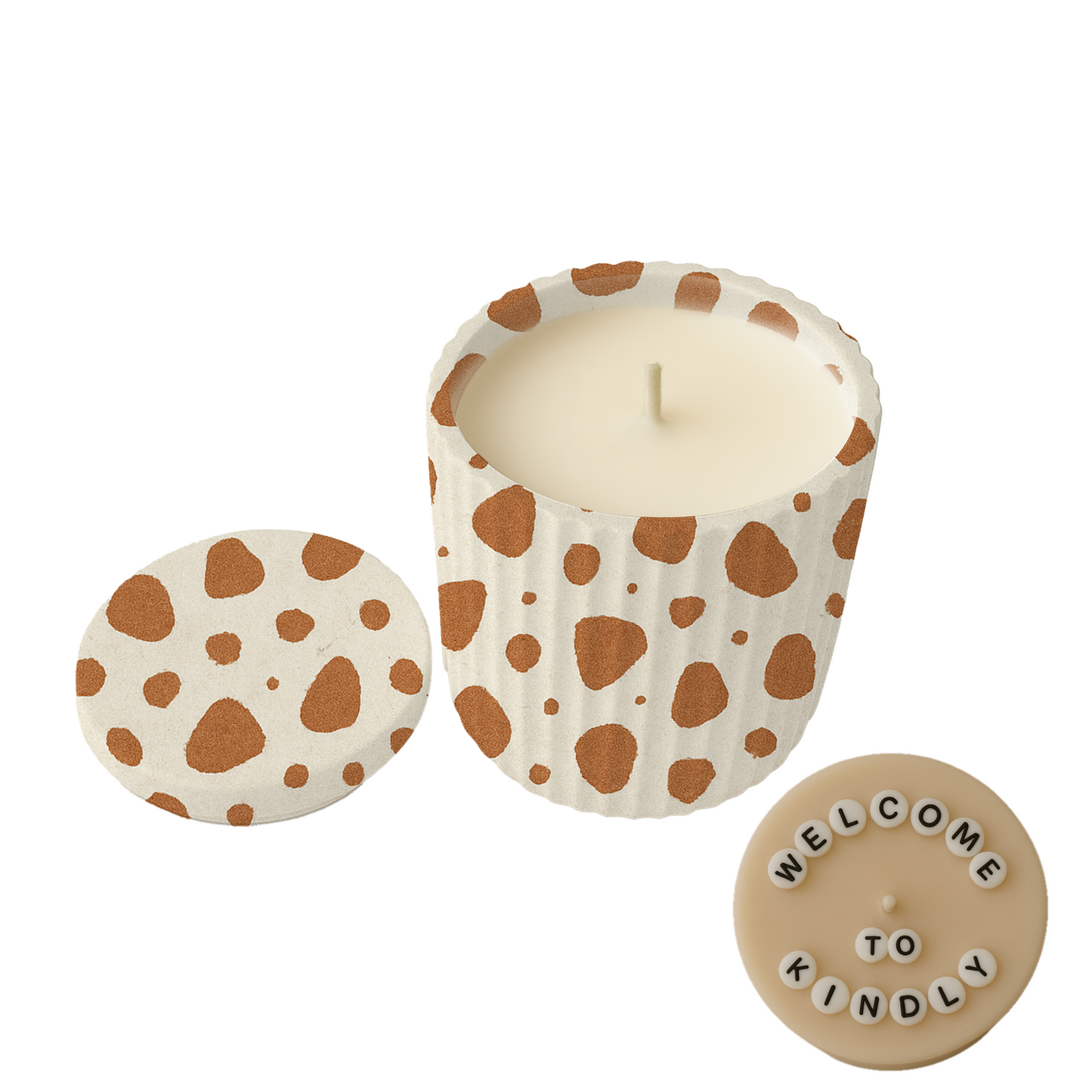 Line Flame – Hidden Message Candle