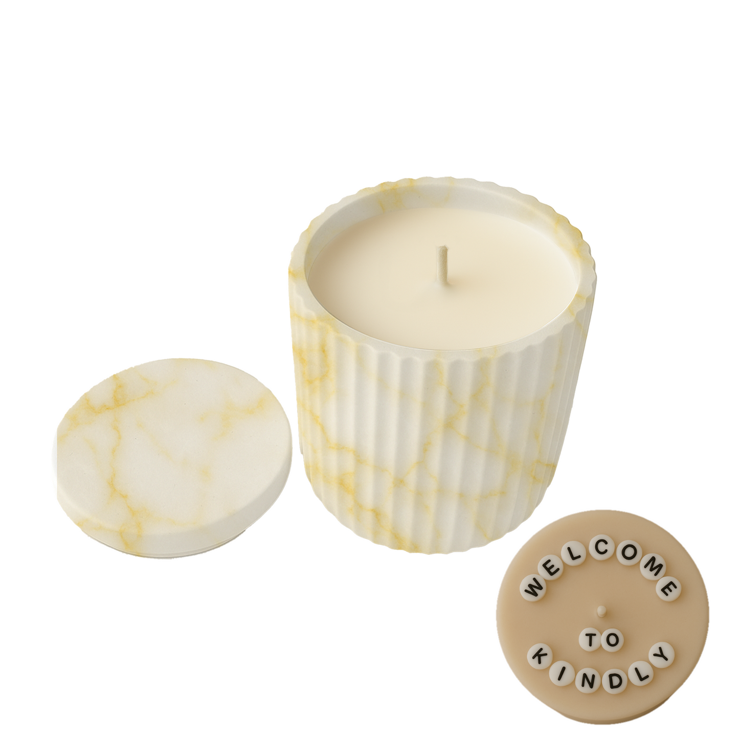 Line Flame – Hidden Message Candle