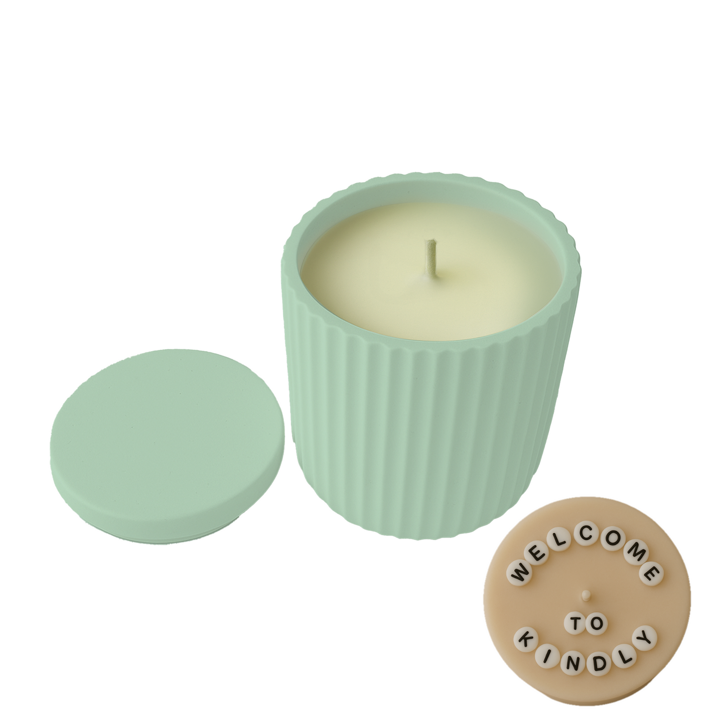Line Flame – Hidden Message Candle