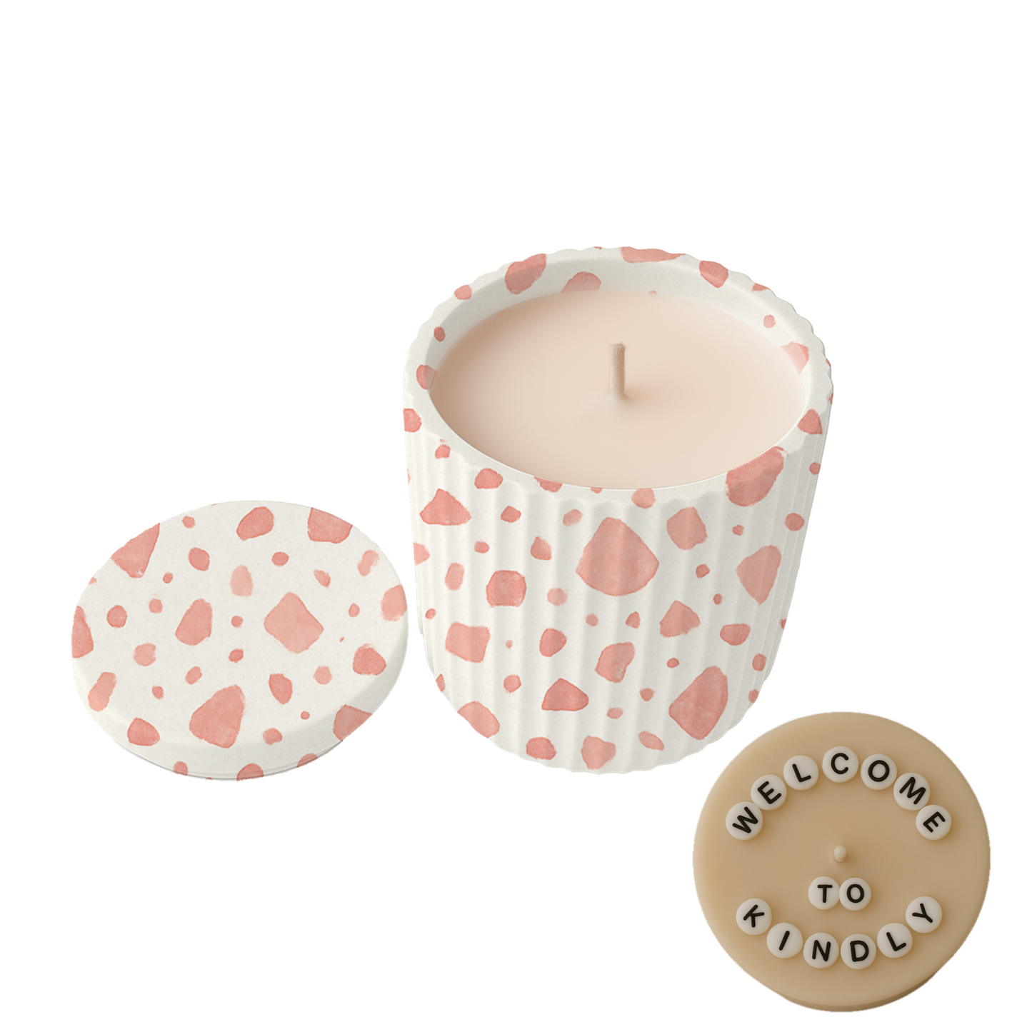Line Flame – Hidden Message Candle
