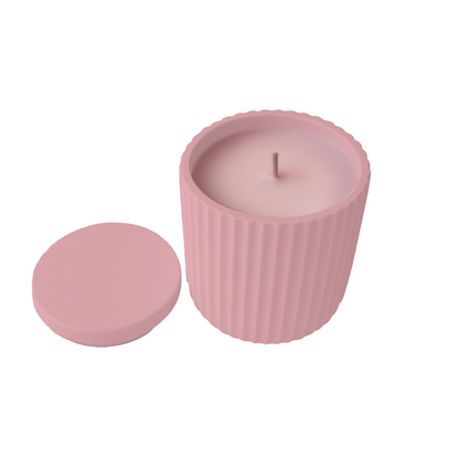 Line Flame – Jesmonite Candle