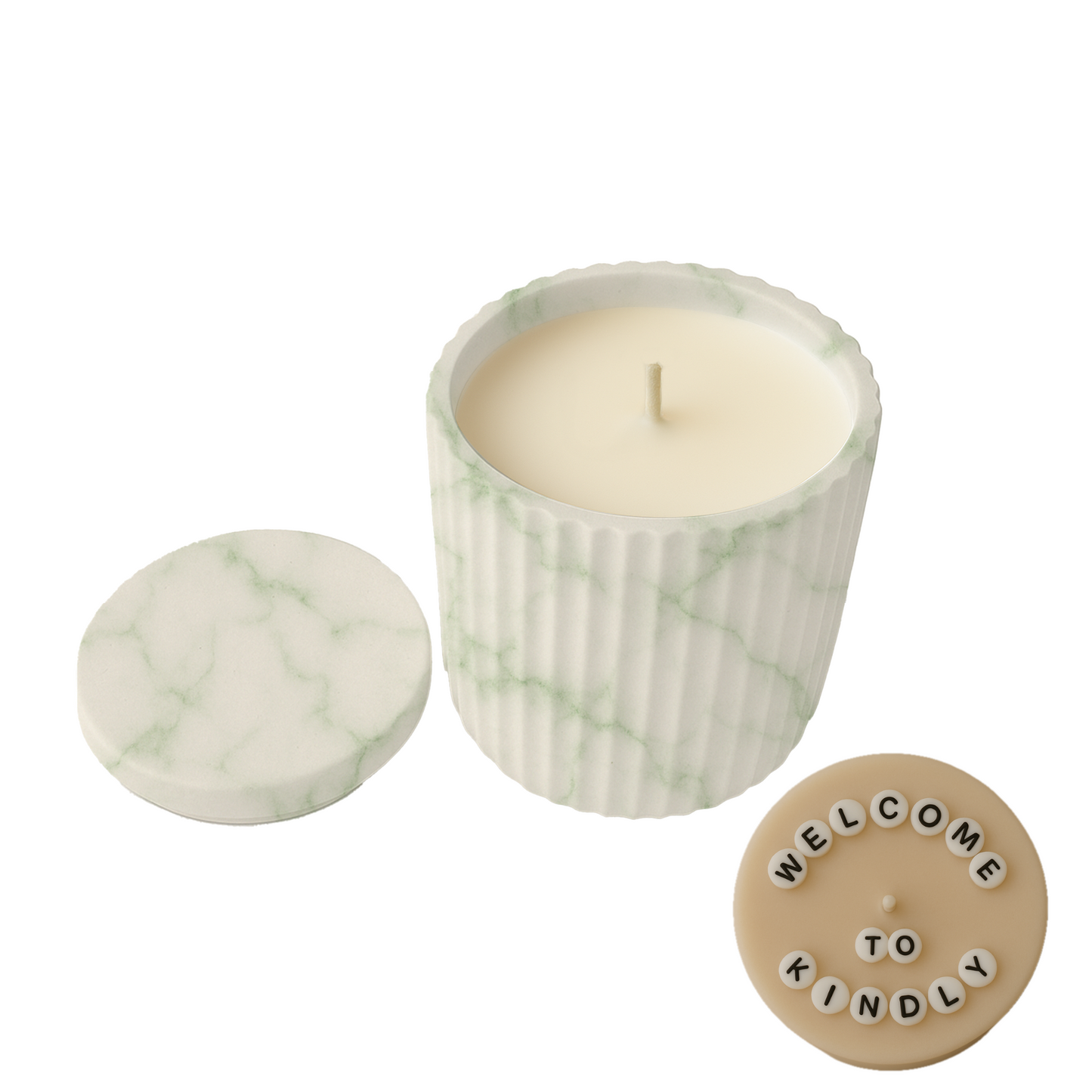Line Flame – Hidden Message Candle