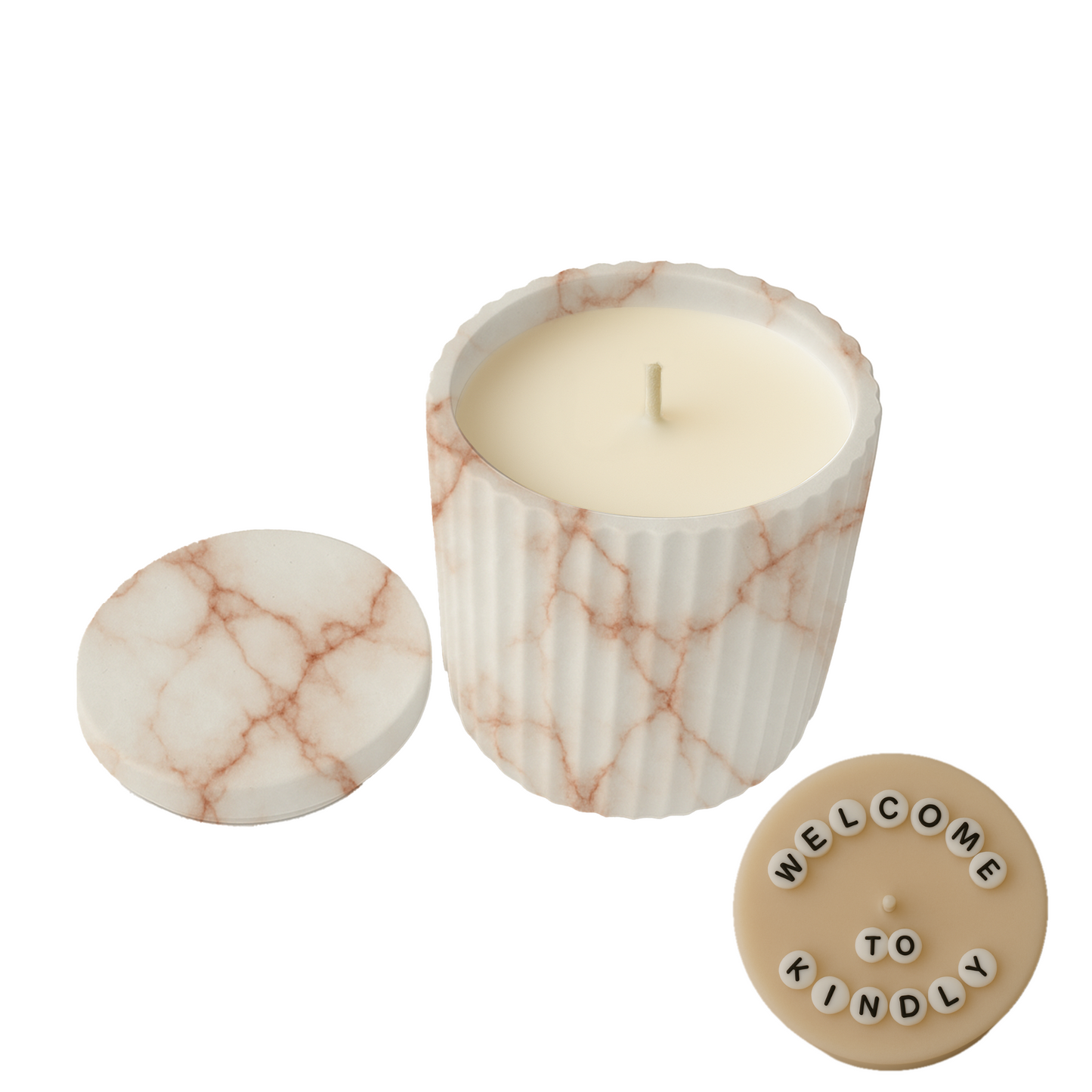Line Flame – Hidden Message Candle