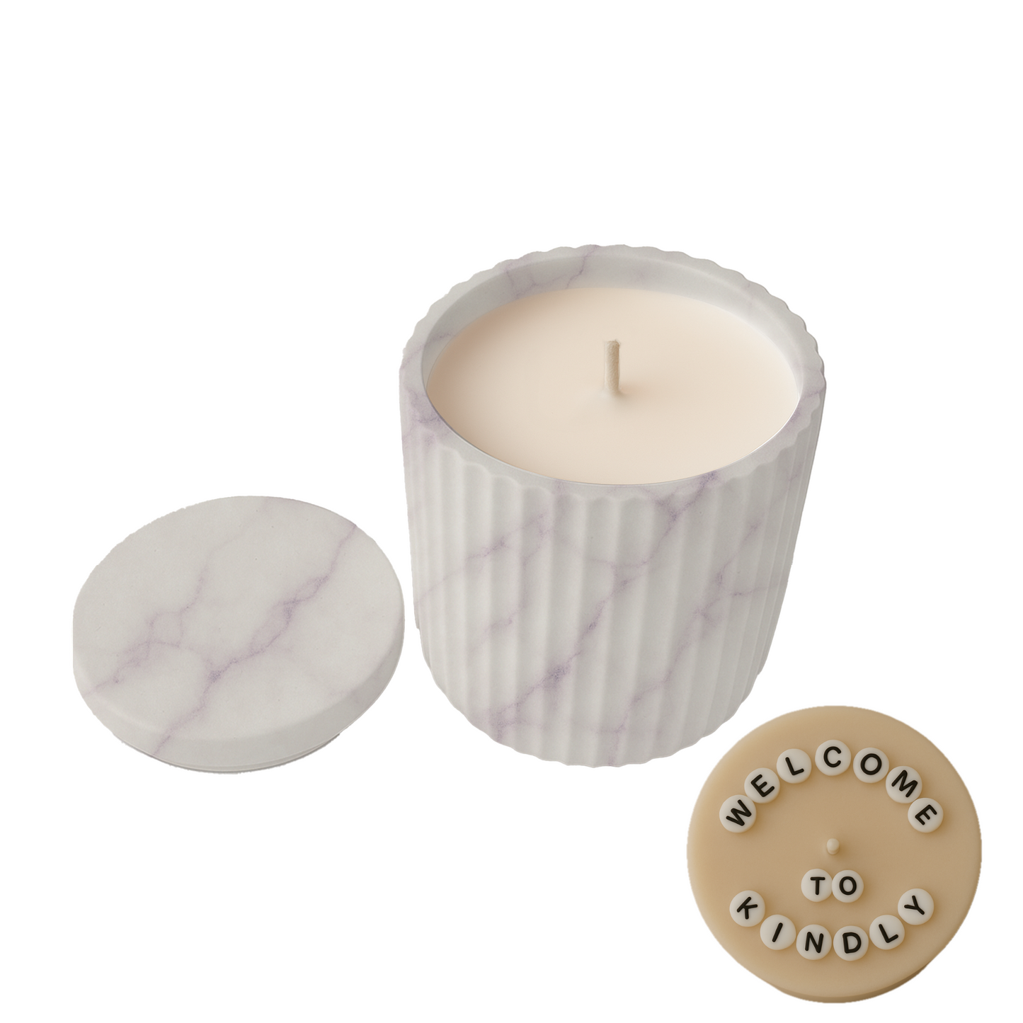 Line Flame – Hidden Message Candle