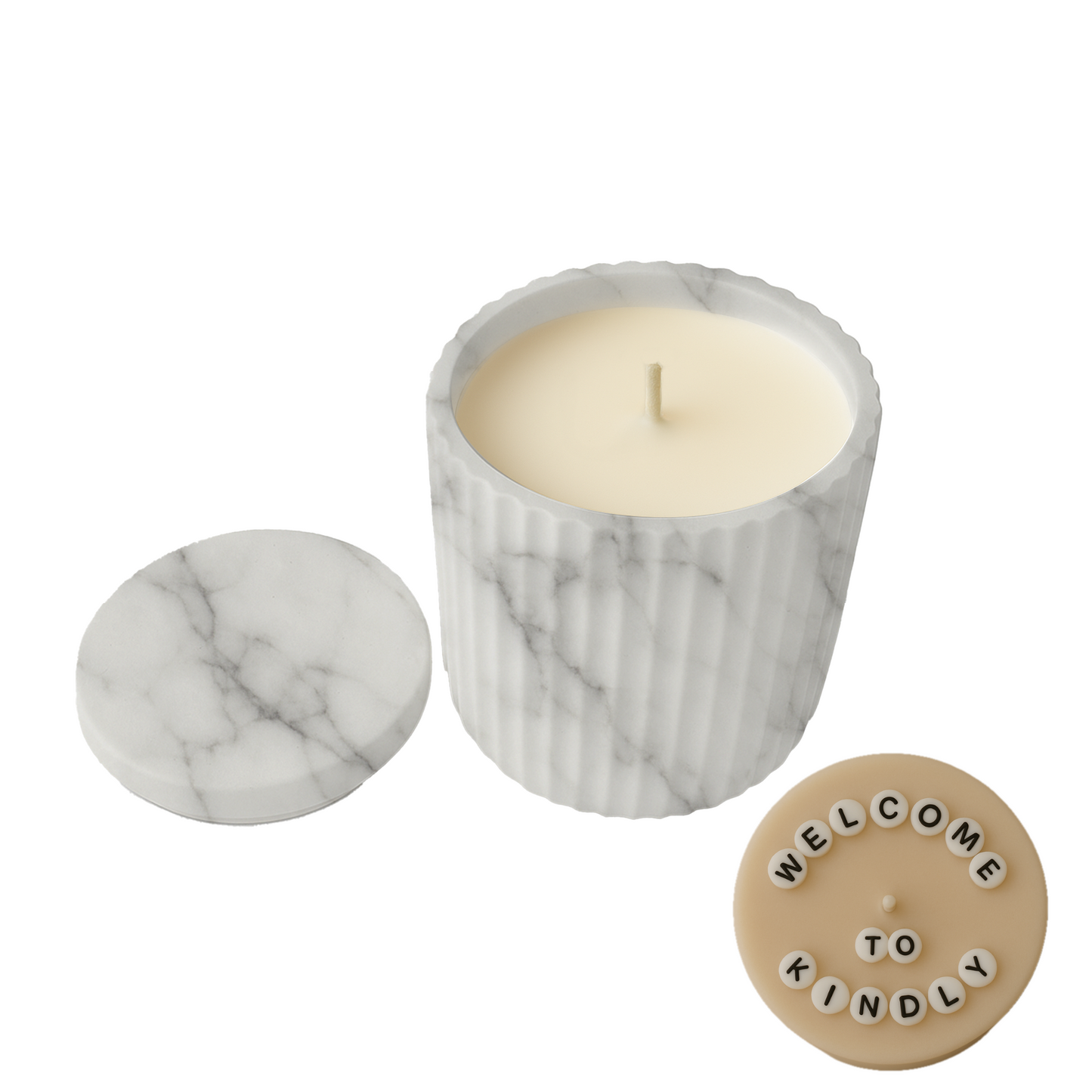 Line Flame – Hidden Message Candle