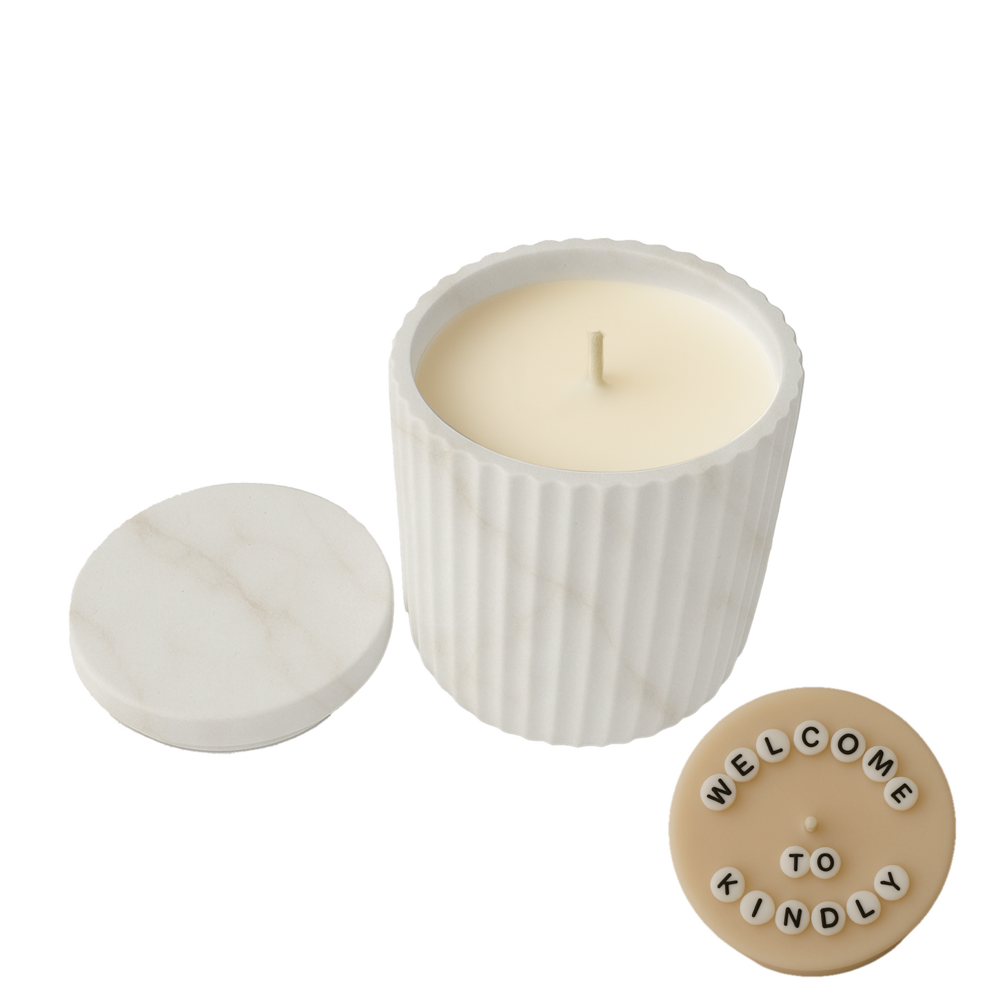 Line Flame – Hidden Message Candle