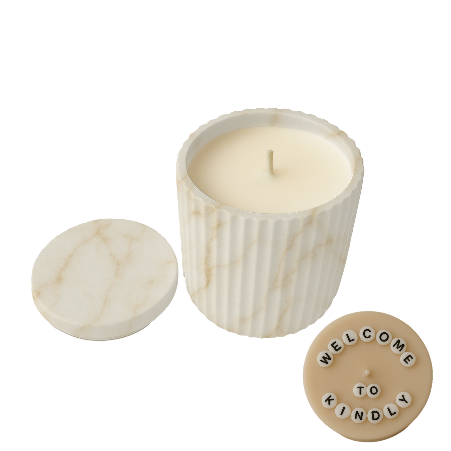 Line Flame – Hidden Message Candle