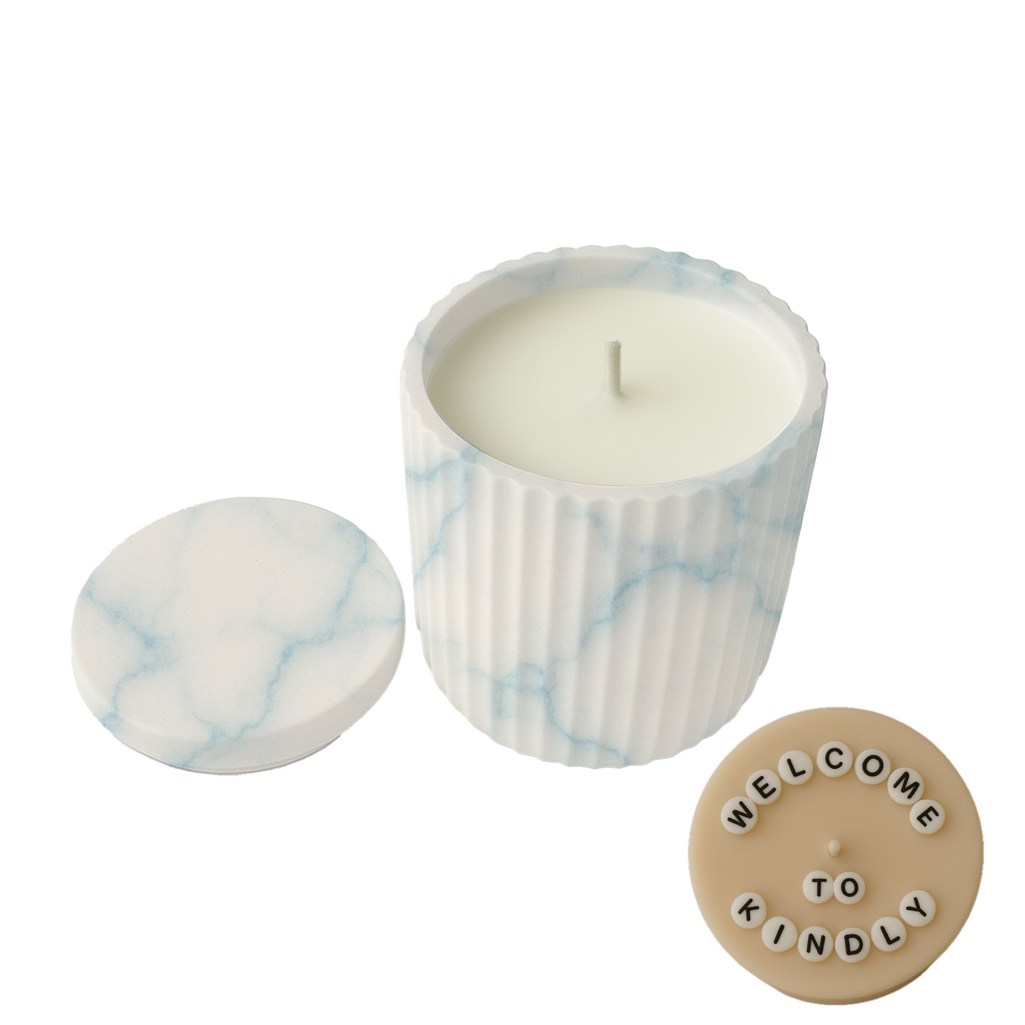Line Flame – Hidden Message Candle