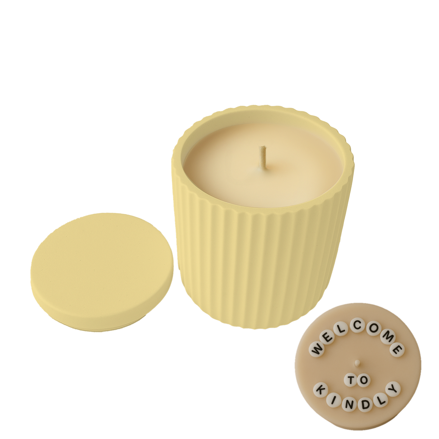 Line Flame – Hidden Message Candle