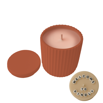 Line Flame – Hidden Message Candle