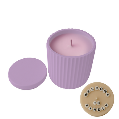 Line Flame – Hidden Message Candle