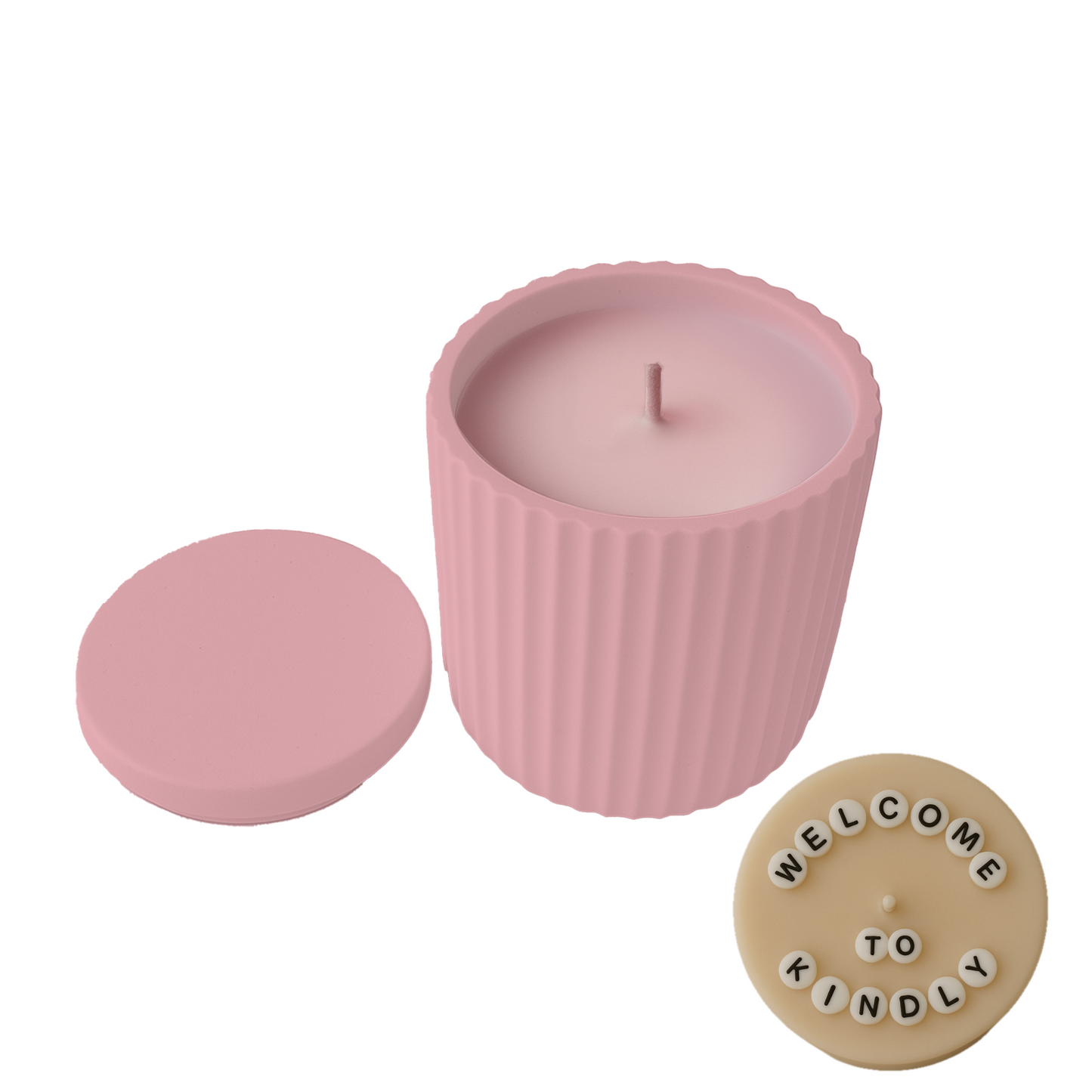 Line Flame – Hidden Message Candle