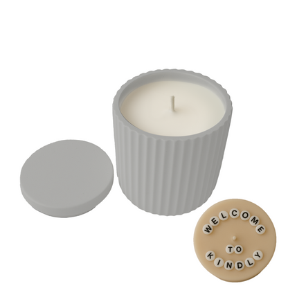 Line Flame – Hidden Message Candle
