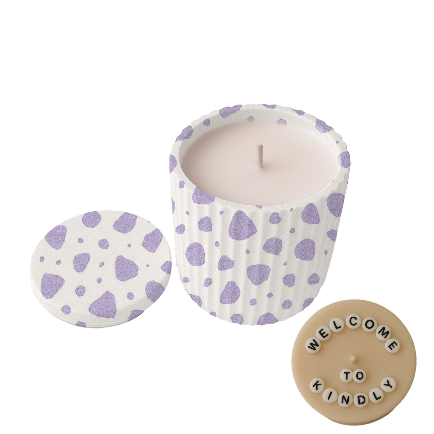 Line Flame – Hidden Message Candle