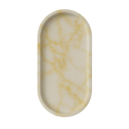 Oval Serenity – Jesmonite Tray